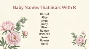 Baby Names That Start With R