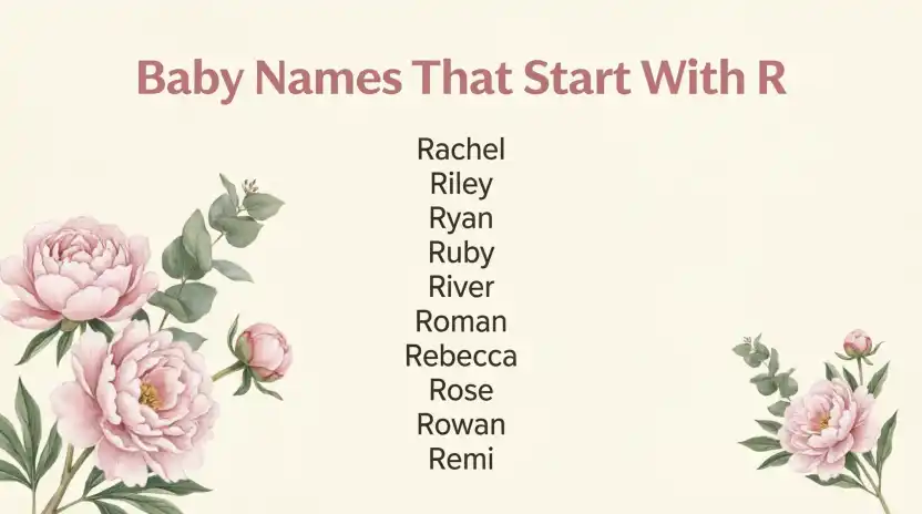 Baby Names That Start With R