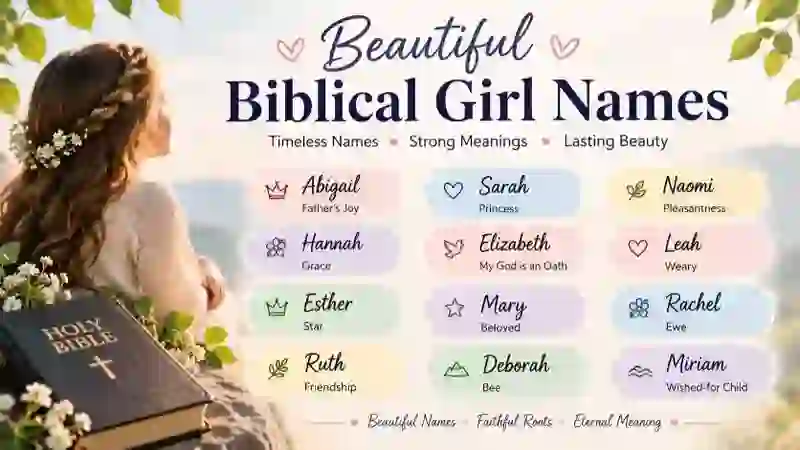 Beautiful Biblical Girl Names