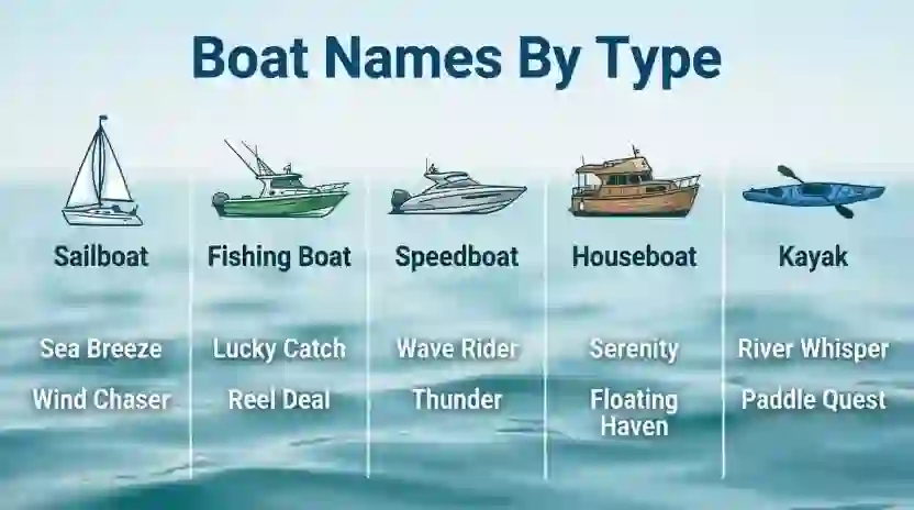 Boat Names Based on the Type of Boat