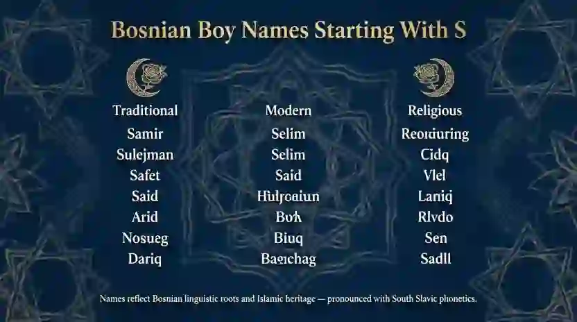 Bosnian Boy Names Starting With S