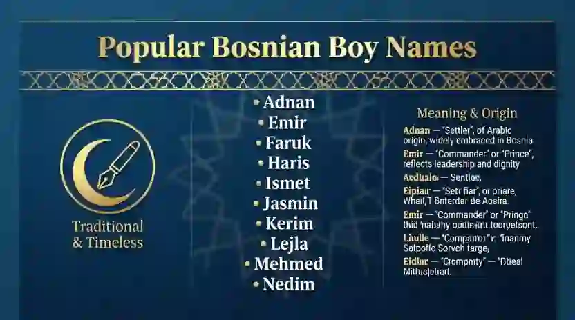 Bosnian Boy Names