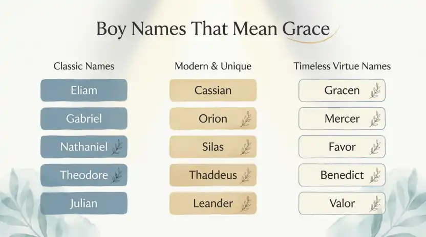 Boy Names That Mean Grace