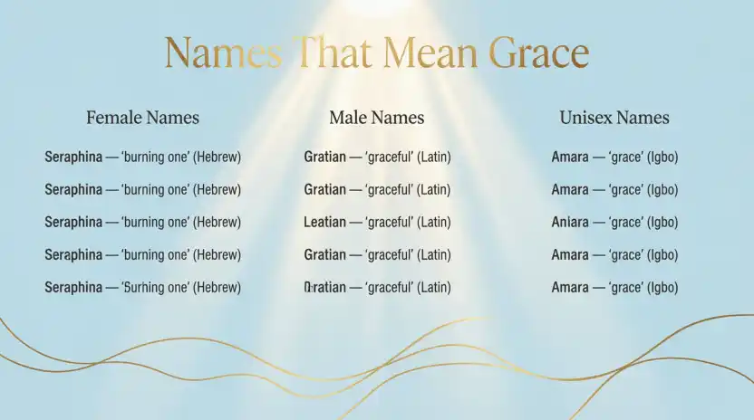 Boy Names That Mean Grace