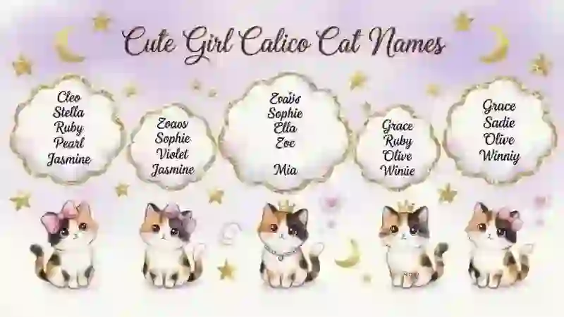 Cute Calico Cat Names