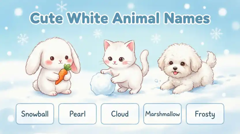 Cute White Animal Names