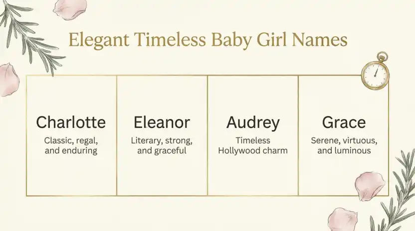 Elegant Timeless Baby Girl Names