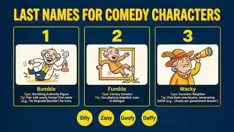 For Comedy Characters