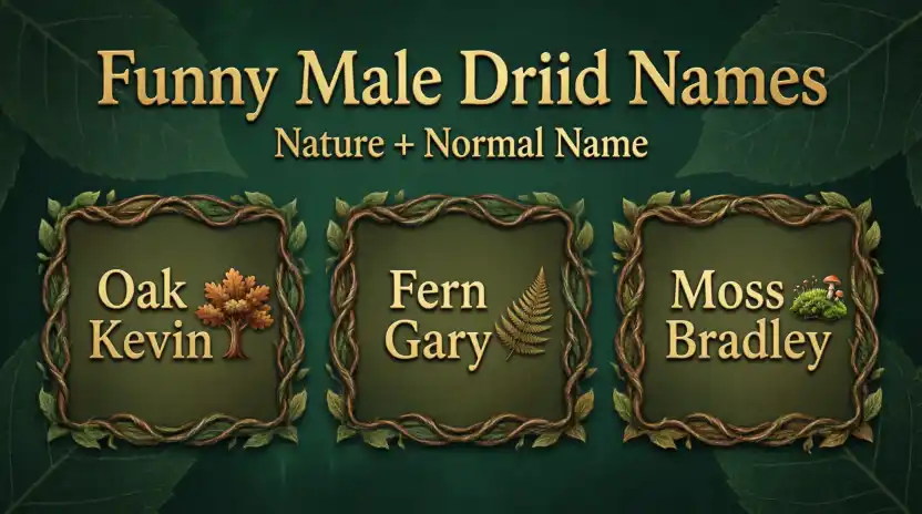 Funny Male Druid Names