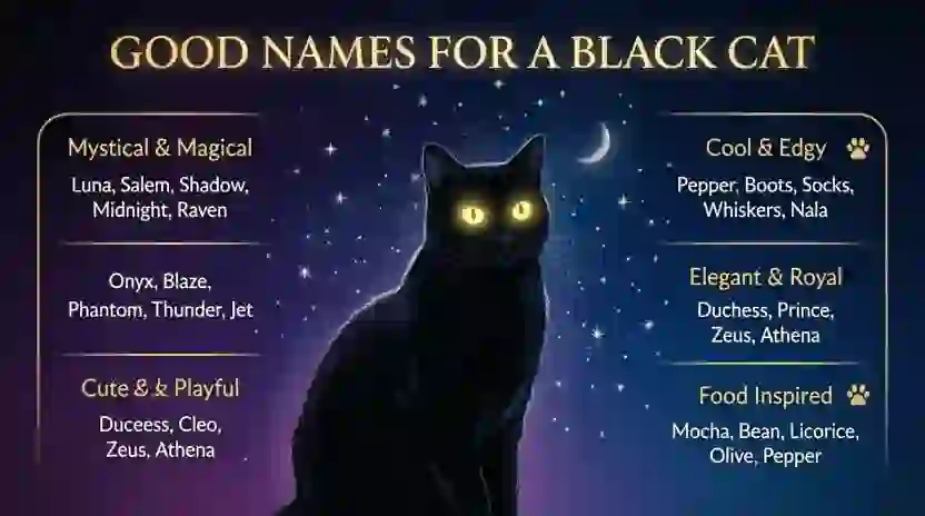 good names for a black cat