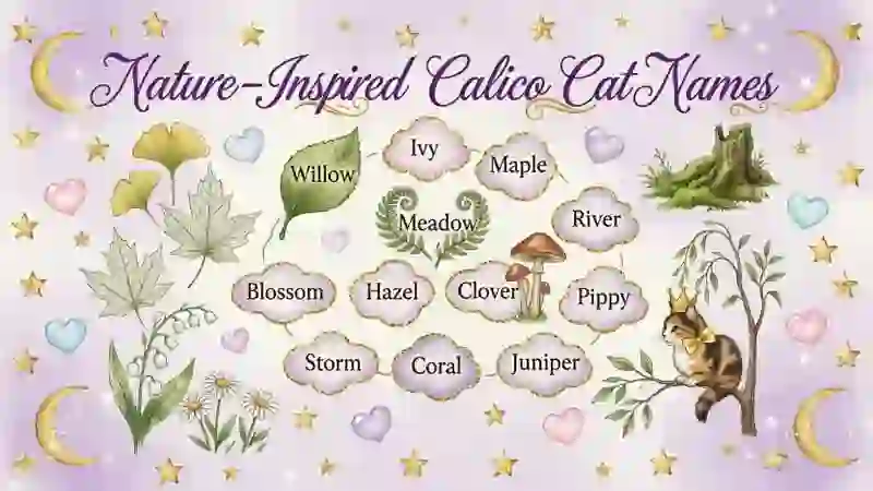 Nature-Inspired Calico Cat Names