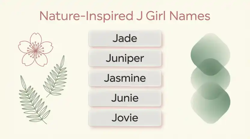 Nature-Inspired J Girl Names