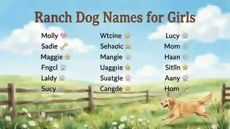 ranch dog names girl