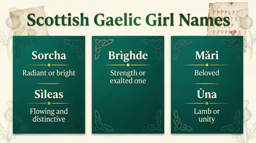 Scottish Gaelic Girl Names