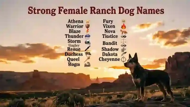 Strong Female Ranch Dog Names