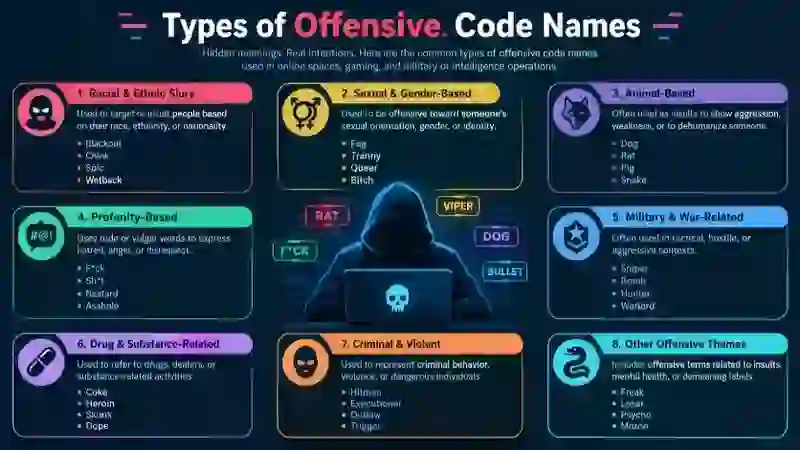 Types of Offensive Code Names