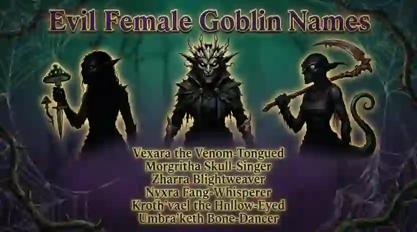 Evil Female Goblin Names