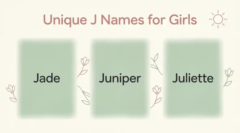 Unique J Names for Girls