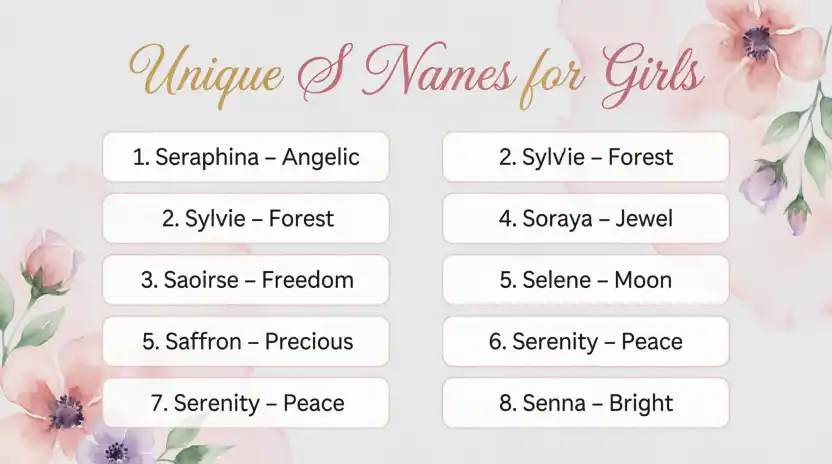 unique s names