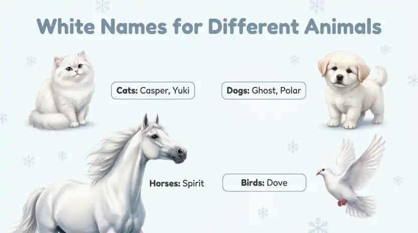 White Names for Different Animals