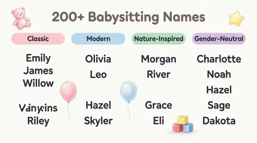 200+ Babysitting Names
