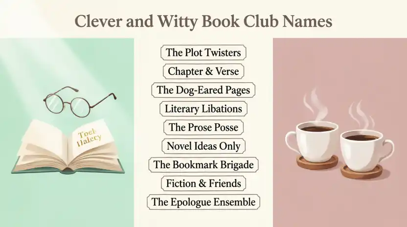 Clever and Witty Book Club Names