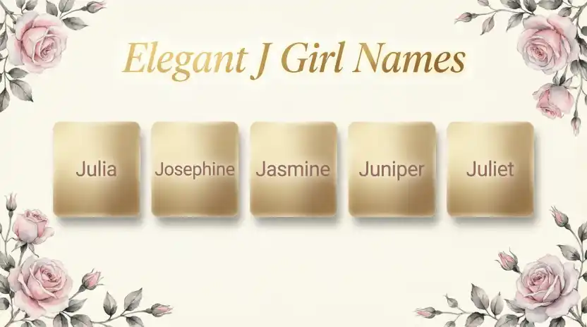 Elegant J Girl Names