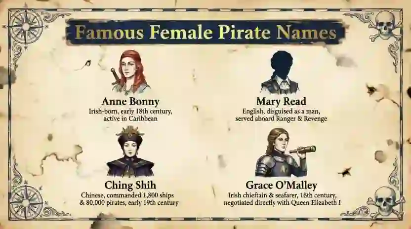 Famous Female Pirate Names