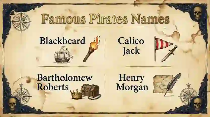 Famous Pirates Names