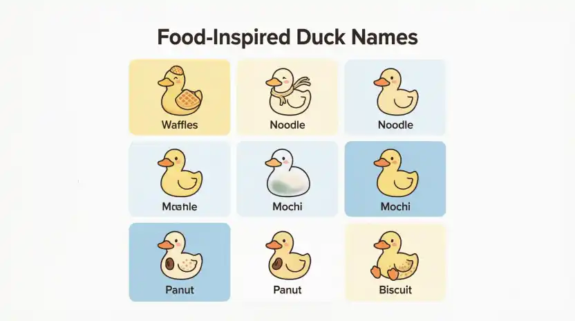 Food-Inspired Duck Names