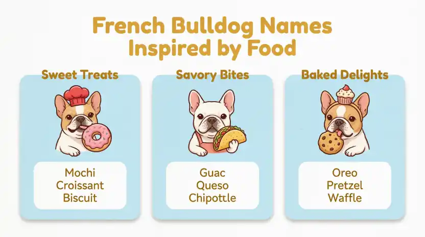 French Bulldog Names Inspired by Food