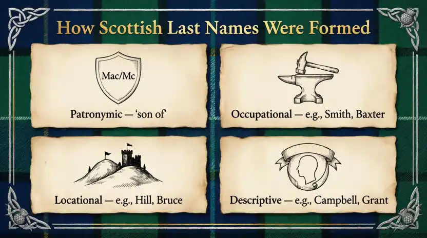 How Scottish Last Names Were Formed