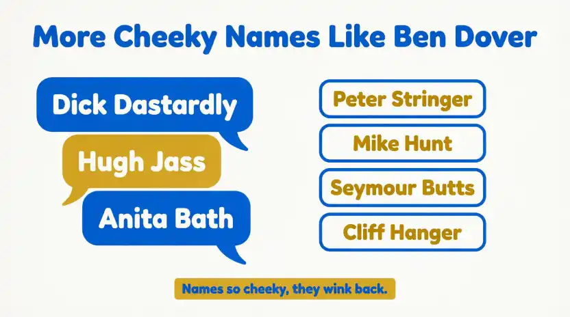 More Cheeky Names Like Ben Dover