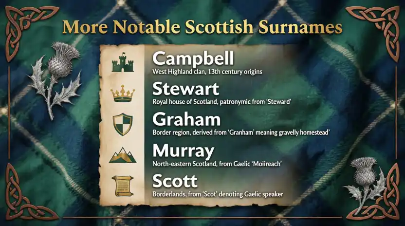 More Common Scottish Surnames