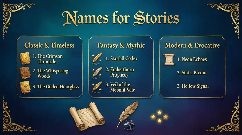 Names for Stories