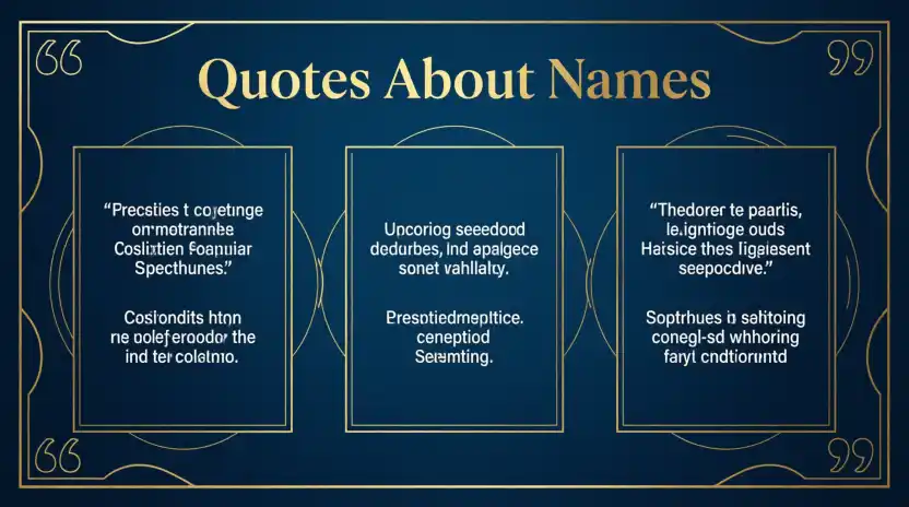 Quotes About Names