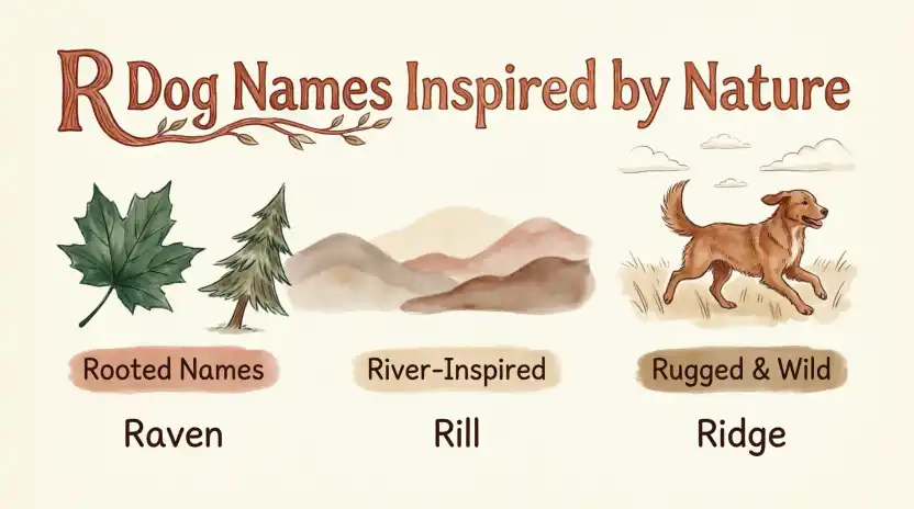 R Dog Names Inspired by Nature