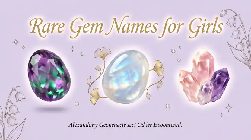 Rare Gem Names for Girls