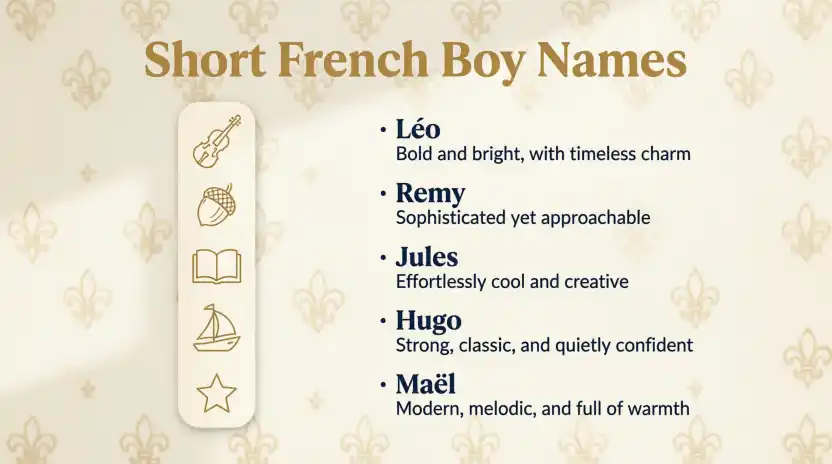 Short French Boy Names