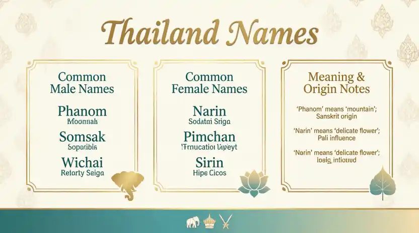Thailand Names
