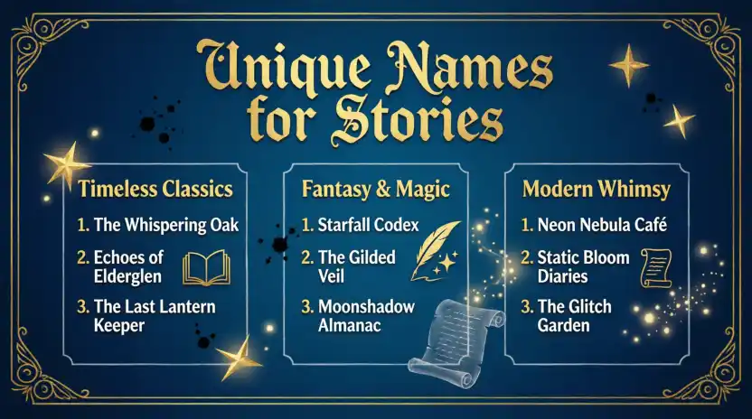 Unique Names for Stories