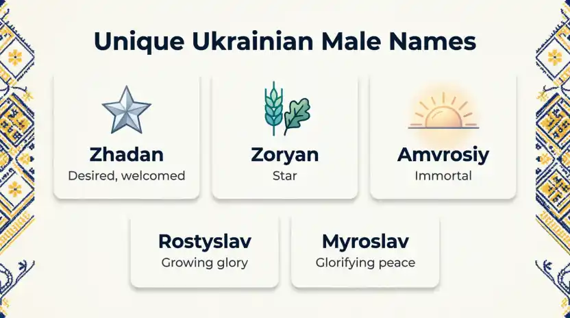Unique Ukrainian Male Names